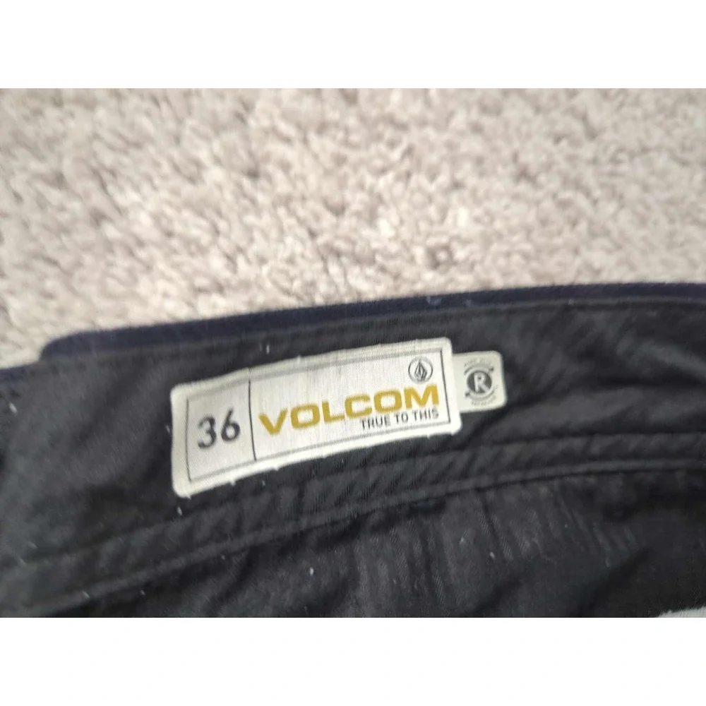 Volcom Frickin Chino Shorts Mens 36‎ Black Inseam: 10